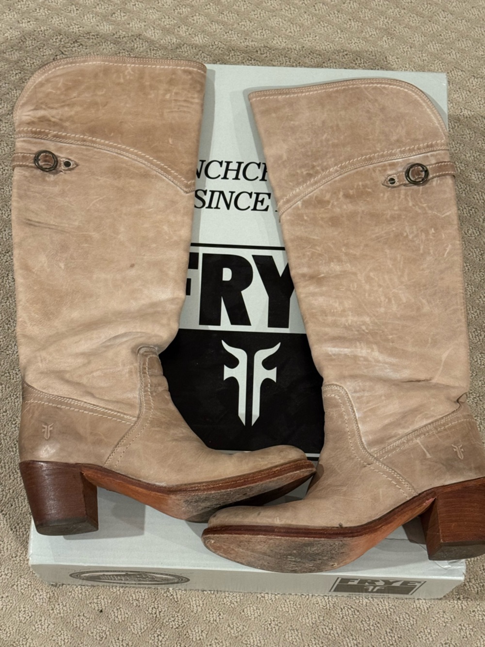 Frye Jane Tall Boots size 9 - Picture 4 of 7